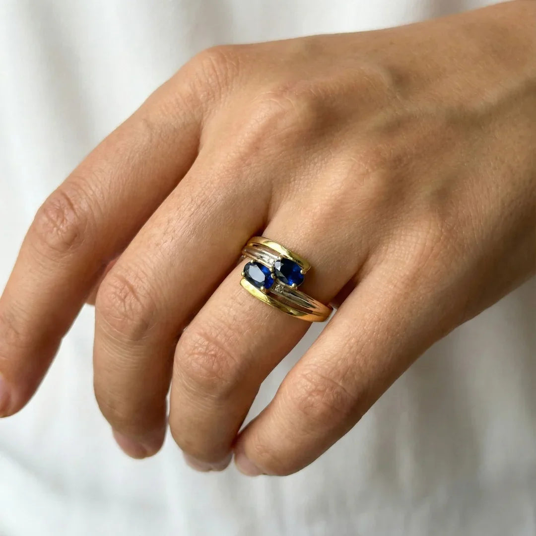 Yvette | Vintage Toi et Moi Ring