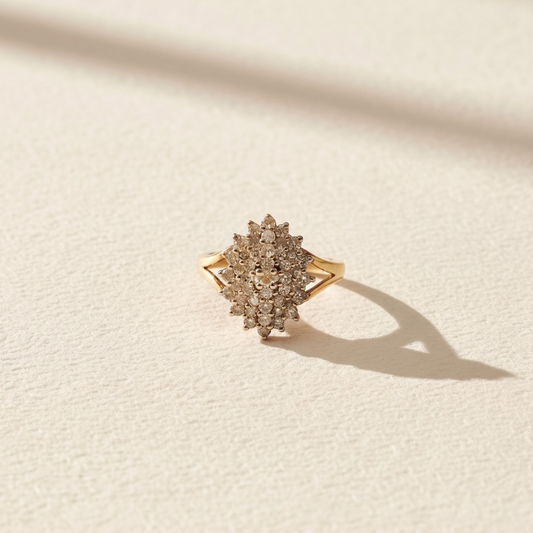 Anja| Vintage Cluster Ring