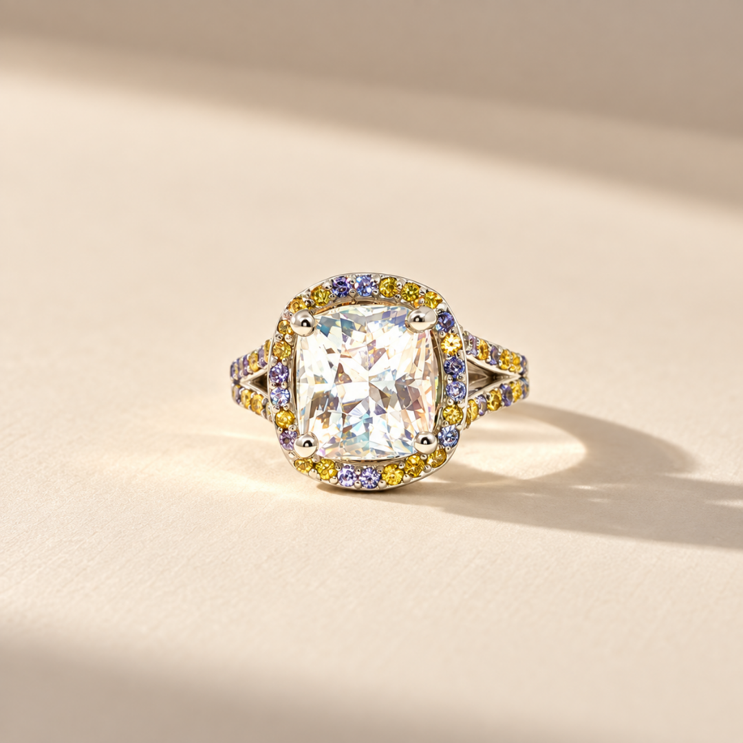 Leila | Statement ring met maansteen