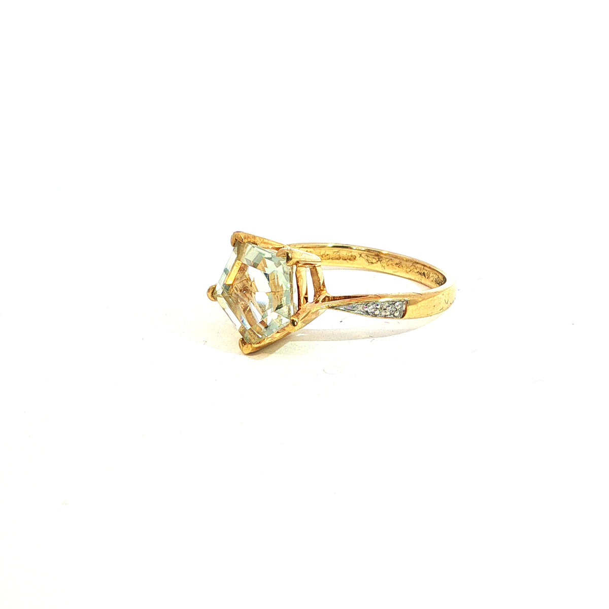 Alien| Vintage Smaragd Entourage-Ring