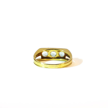 Cécile | Vintage three stone ring