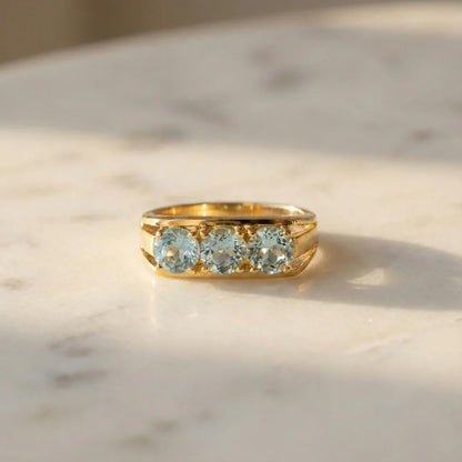 Cécile | Vintage three stone ring