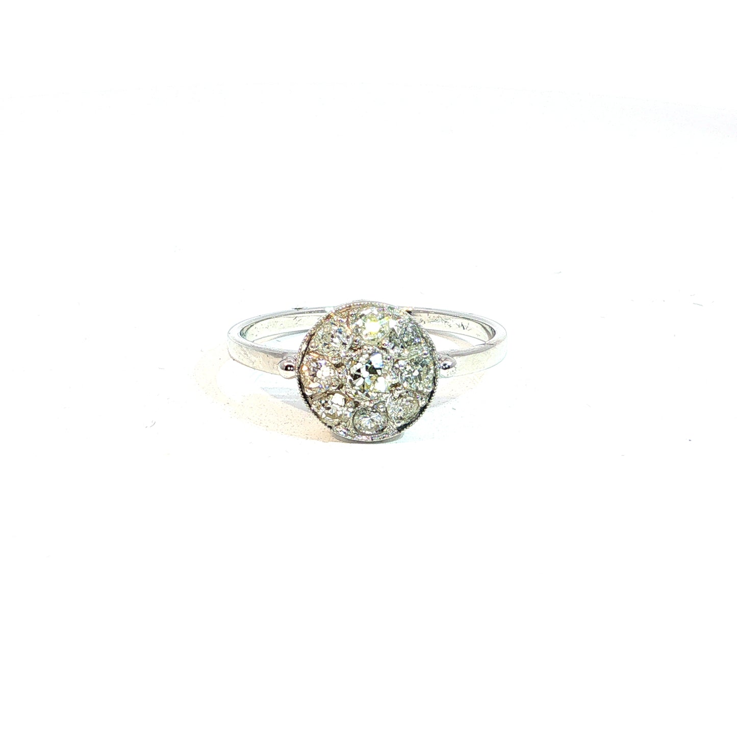 Alien| Vintage Emerald Entourage Ring