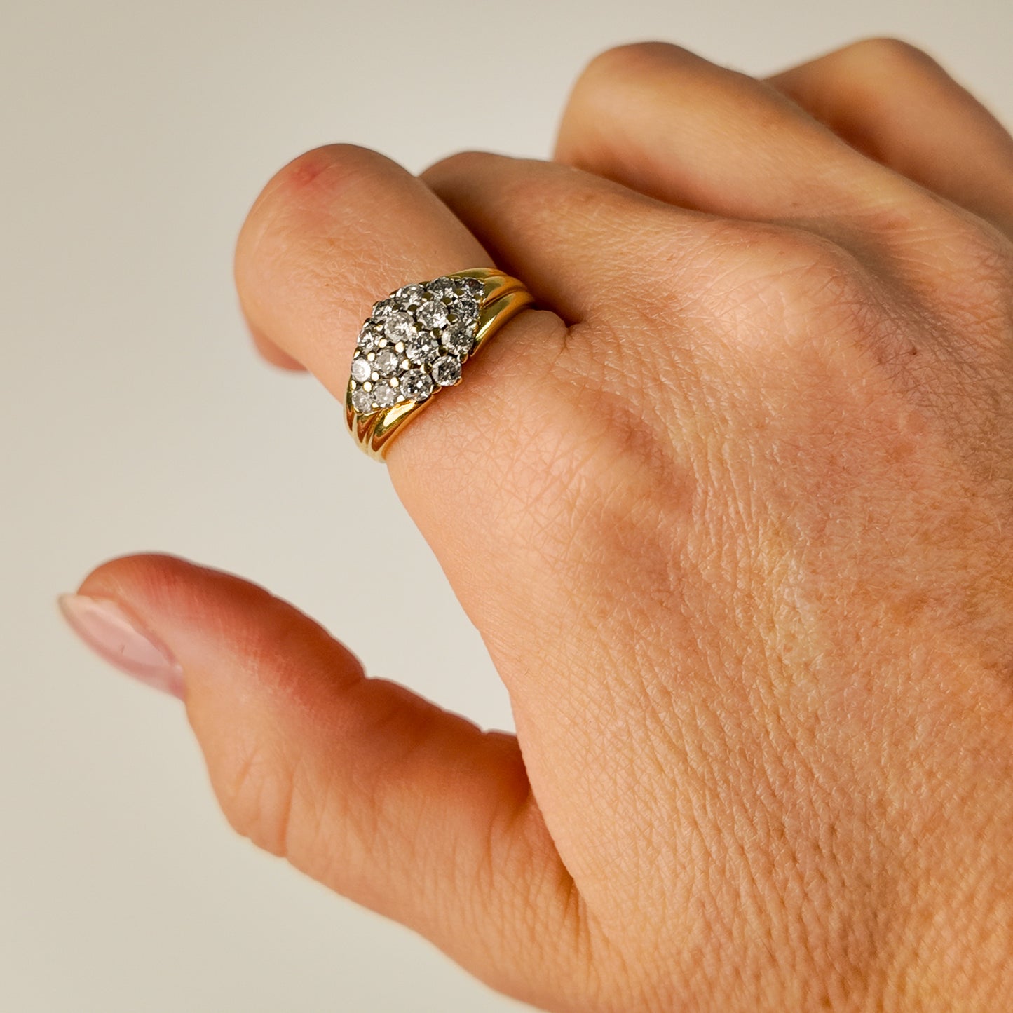 Jeanine | Vintage Cluster Ring - Madamas - Antwerp