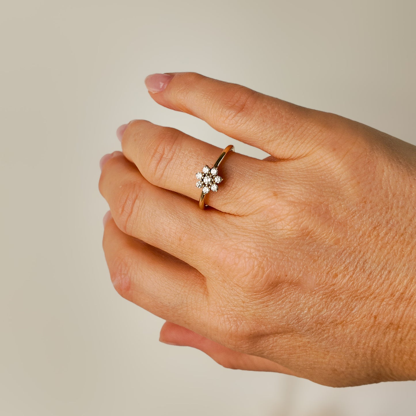 Sabine | Vintage Flower ring - Madamas - Antwerp