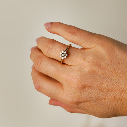 Sabine | Vintage Flower ring - Madamas - Antwerp