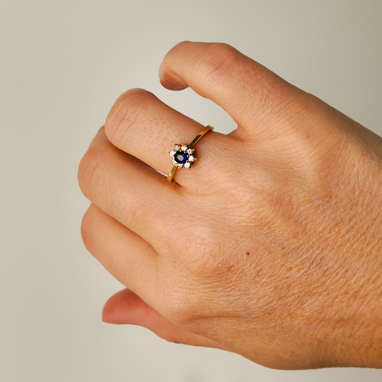 Diana| Vintage Flower Ring - Madamas - Antwerp