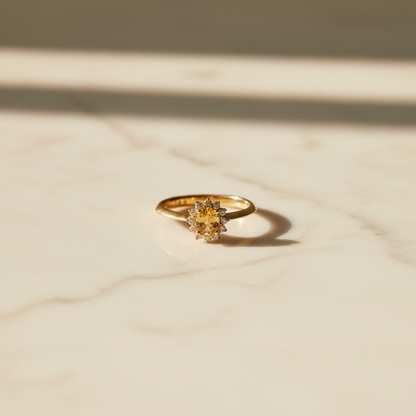 Emilia | Vintage Halo Ring