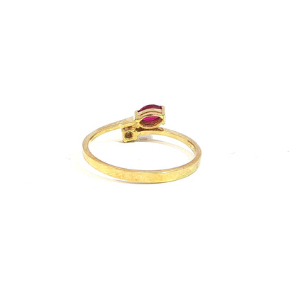 Lorette | Vintage Toi & Moi ring