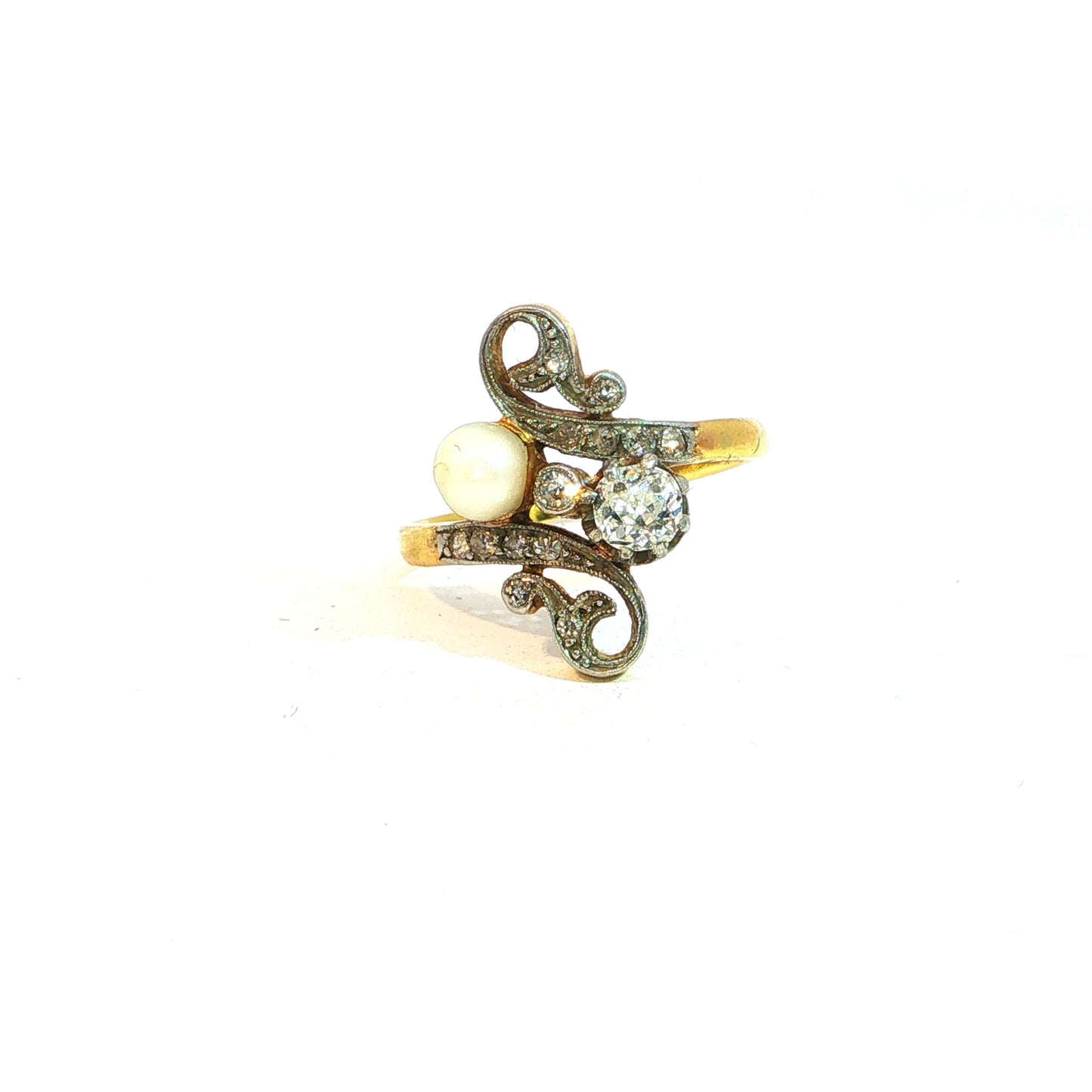 Alien| Vintage Emerald Entourage Ring