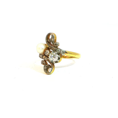 Alien| Vintage Emerald Entourage Ring