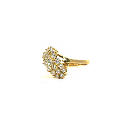 Elodie| Vintage Cluster ring