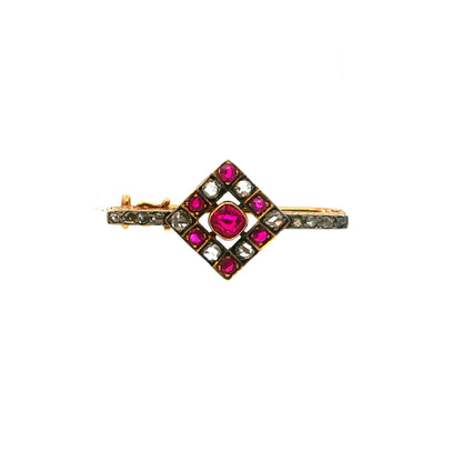 Emilie | Vintage Diamantenbrosche