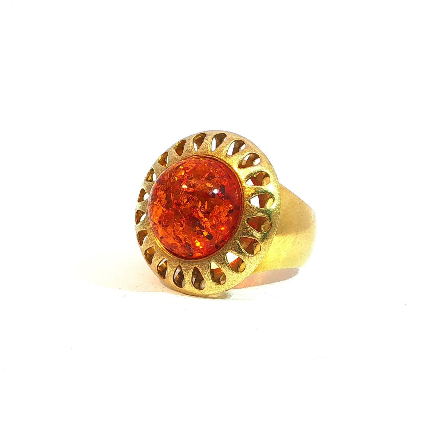 Alien| Vintage Smaragd Entourage-Ring
