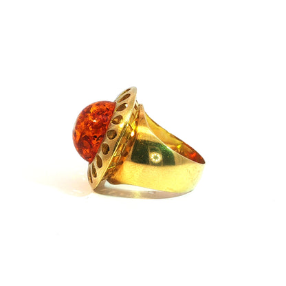 Alien| Vintage Smaragd Entourage-Ring