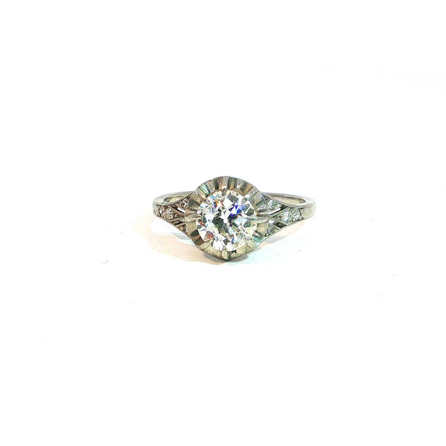 Alien| Vintage Smaragd Entourage-Ring