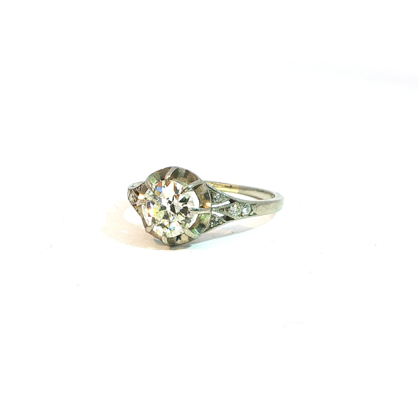 Alien| Vintage Smaragd Entourage-Ring