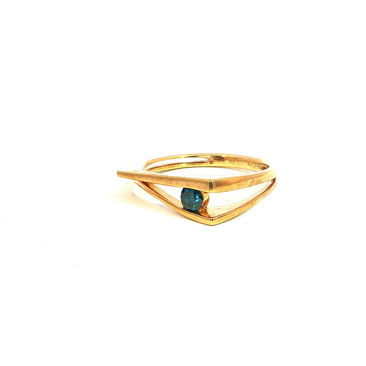 Alien| Vintage Smaragd Entourage-Ring