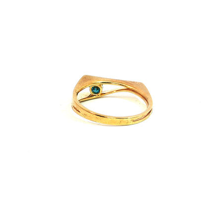 Alien| Vintage Smaragd Entourage-Ring
