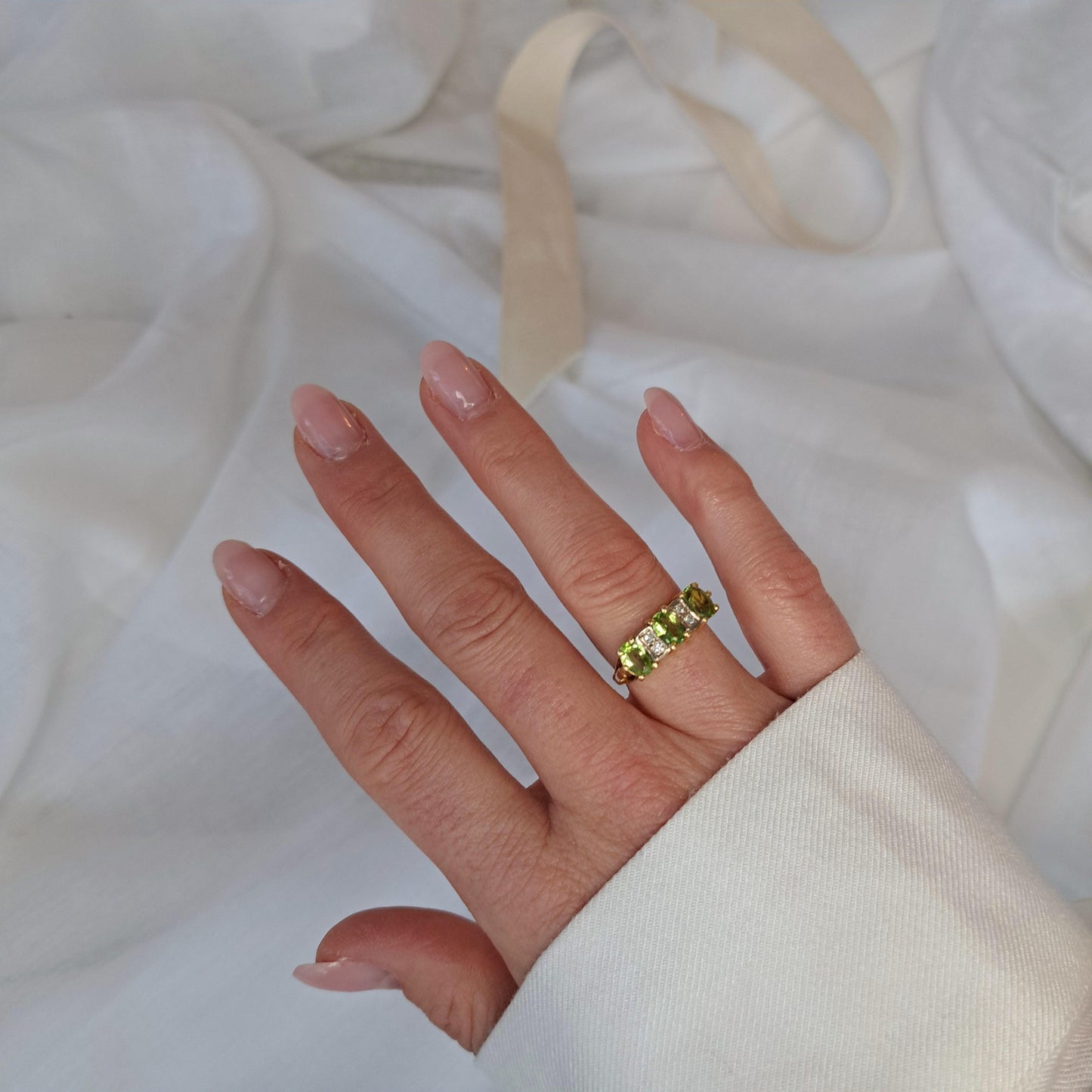 Nala | Vintage Peridot & Diamanten - Madamas - Antwerp