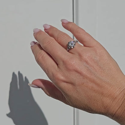 Alien| Vintage Smaragd Entourage-Ring