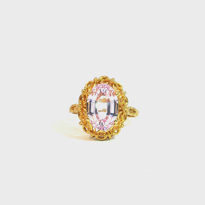 Alien| Vintage Smaragd Entourage-Ring
