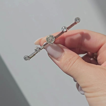 Emilie | Vintage Diamantenbrosche