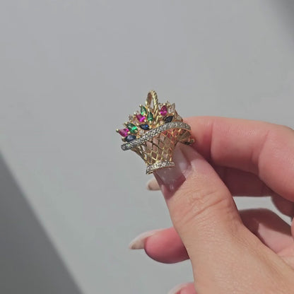 Emilie | Vintage diamond brooch