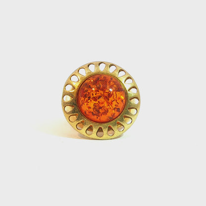 Alien| Vintage Smaragd Entourage-Ring