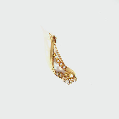 Emilie | Vintage Diamantenbrosche
