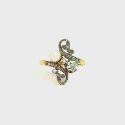 Alien| Vintage Emerald Entourage Ring