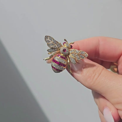 Emilie | Vintage diamond brooch