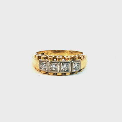 Jenna | Vintage Diamanten Band Ring