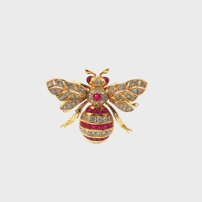 Emilie | Vintage diamond brooch
