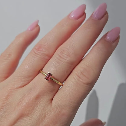 Clotilde | Vintage Toermalijnring