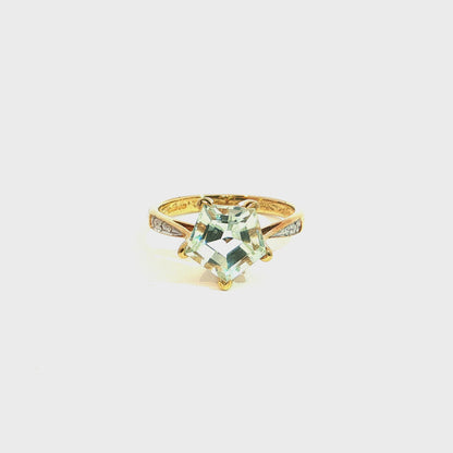 Alien| Vintage Smaragd Entourage-Ring