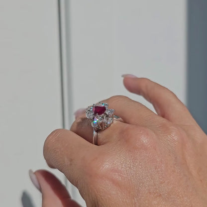 Alien| Vintage Smaragd Entourage-Ring