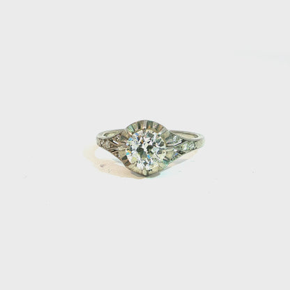 Alien| Vintage Smaragd Entourage-Ring