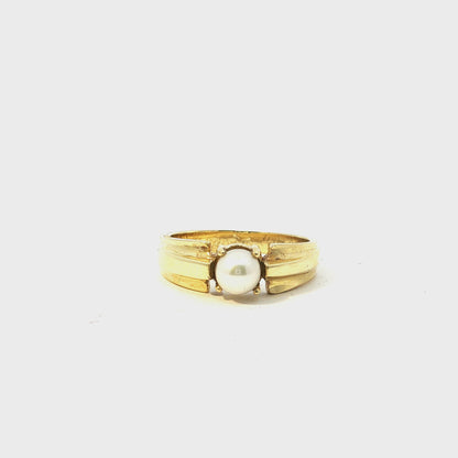 Magda | Vintage Parel Ring