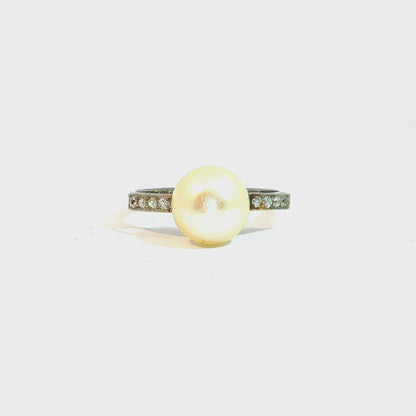 Alien| Vintage Smaragd Entourage-Ring