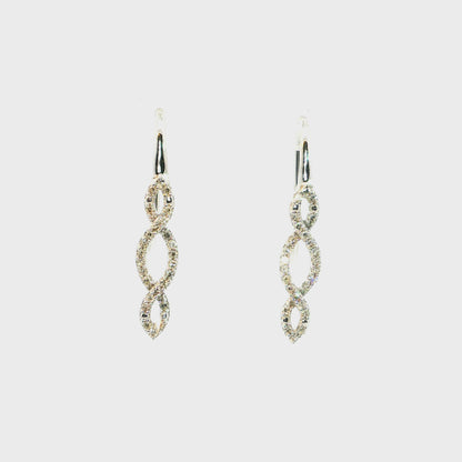 Clémantine | Vintage Diamanten Oorhangers
