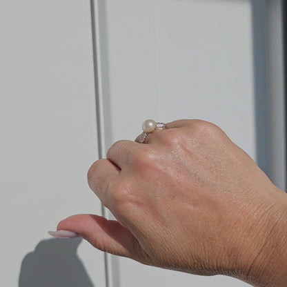 Alien| Vintage Smaragd Entourage-Ring