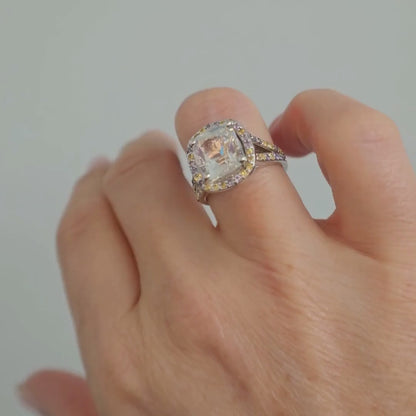 Leila | Statement ring met maansteen