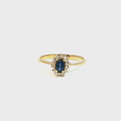 Lillie | Vintage Halo Ring