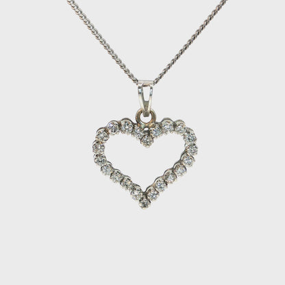 Emily | Vintage ketting met hart hanger
