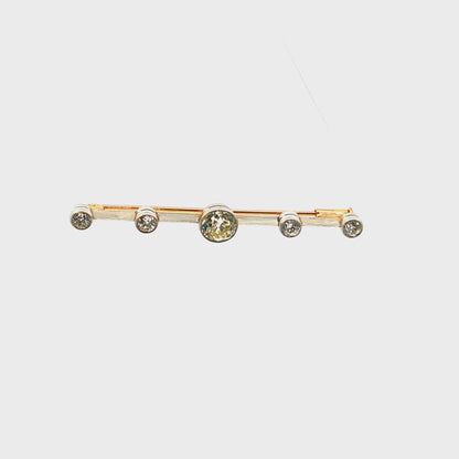 Emilie | Vintage Diamantenbrosche